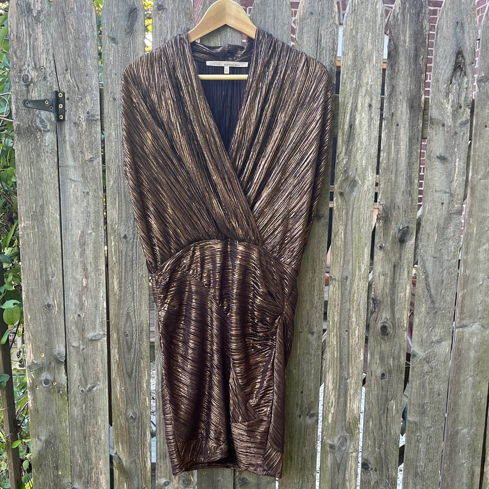 Rachel Roy Copper Metallic Dress
